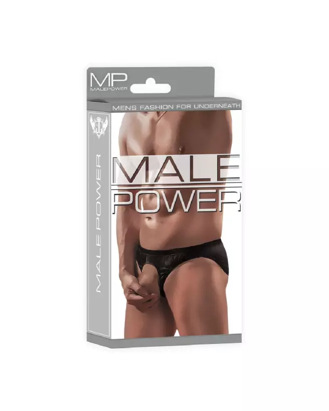 Image du Jockstrap Noir Sans Poche Male Power Taille Unique-2