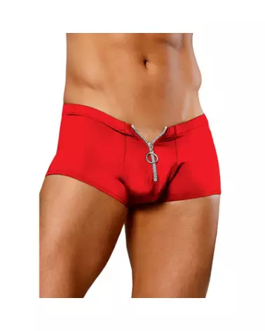 Male Power red zipper shorts L/XL jockstrap style-1