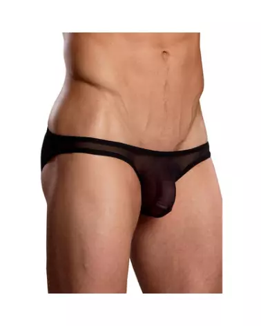 Brazilian Pouch Bikini Noir Taille L Male Power Jockstrap-1