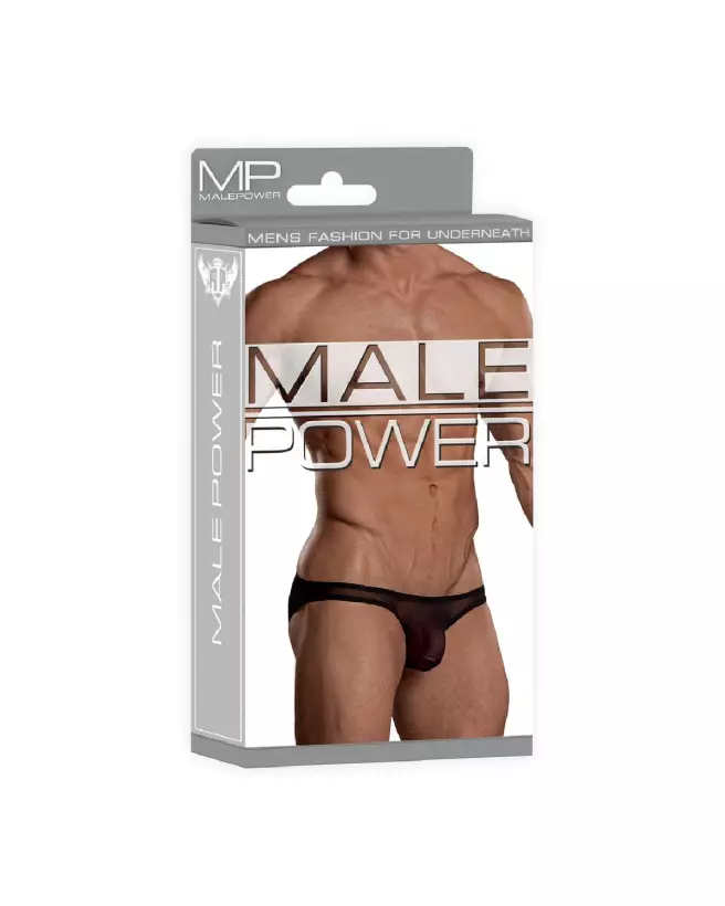Image du Brazilian Pouch Bikini XL noir par Male Power - Jockstrap élégant et confortable-2