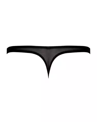 Image du Mini Pouch Thong Noir L/XL de Male Power, Jockstrap confortable et stylé-7