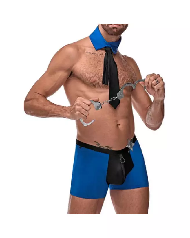 Costume Officer Frisk-Em S/M homme Male Power pour soirée déguisée et jeu de rôle-1