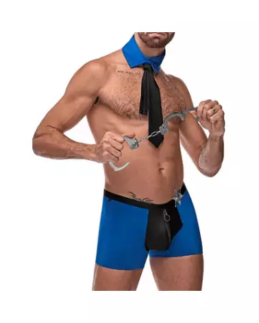 Costume Officer Frisk-Em S/M homme Male Power pour soirée déguisée et jeu de rôle-1