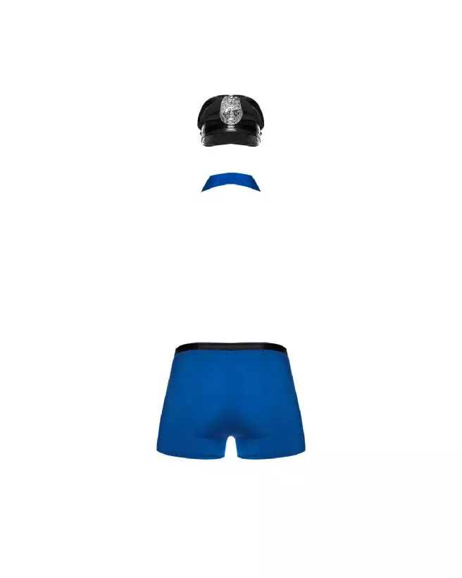 Costume Officer Frisk-Em S/M homme Male Power pour soirée déguisée et jeu de rôle-5