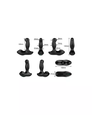 Image du Nexus Revo Air, masseur prostatique rotatif avec succion et télécommande-4