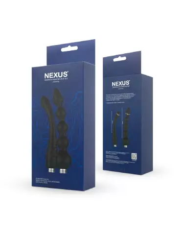 Image du Kit Douche Duo Advanced Nexus en noir pour hygiène intime-3