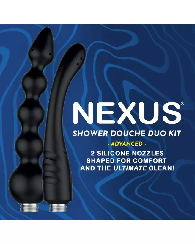 Image du Kit Douche Duo Advanced Nexus en noir pour hygiène intime-7