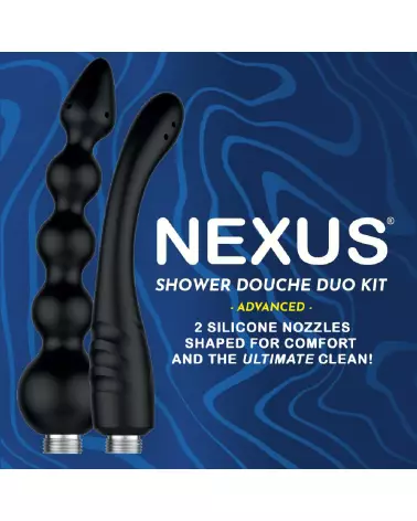 Image du Kit Douche Duo Advanced Nexus en noir pour hygiène intime-7