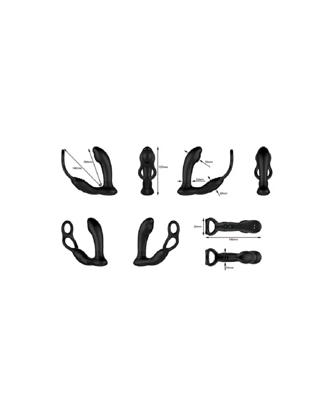 Nexus Simul8 Prostate Stoker Edition Black, stimulateur de prostate avancé-3