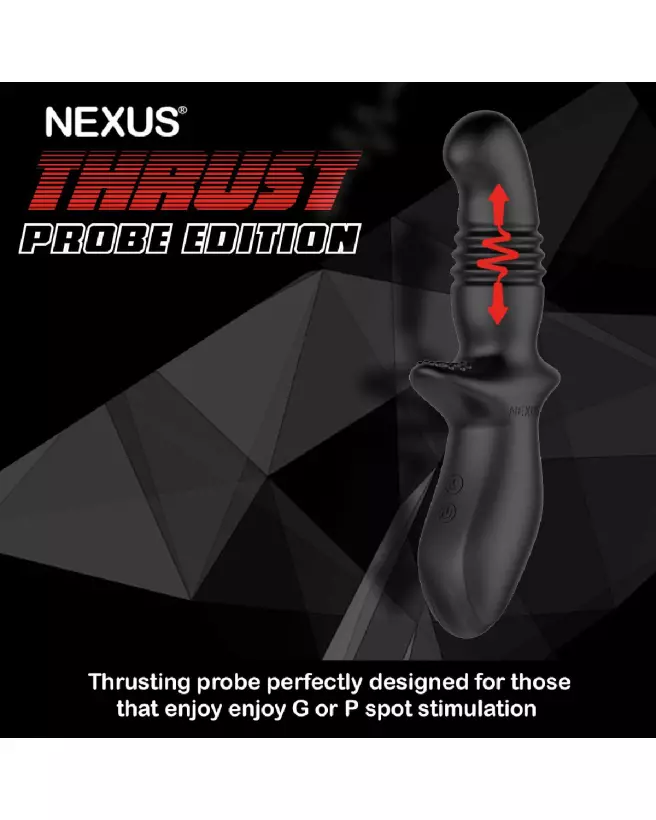 Nexus Thrust Anal Prostate Probe en noir pour stimulation avancée-7