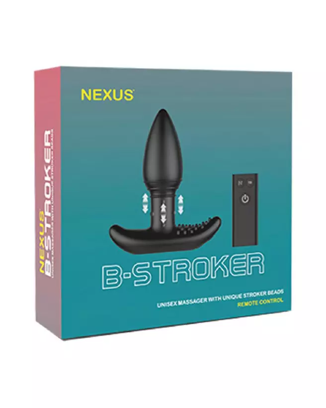 Image du B-Stroker Nexus, plug anal unisexe avec perles rotatives et télécommande-2