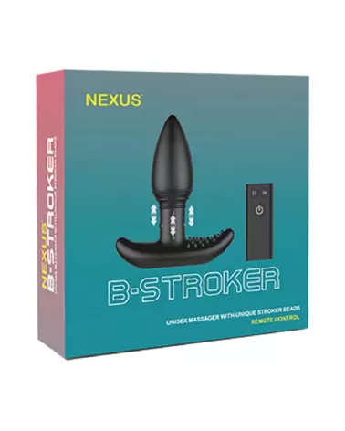 Image du B-Stroker Nexus, plug anal unisexe avec perles rotatives et télécommande-2