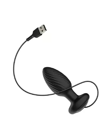Image du plug anal Nexus Tornado noir télécommandé et rotatif-6