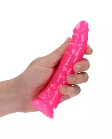 Dildo RealRock phosphorescent avec ventouse 15 cm-7