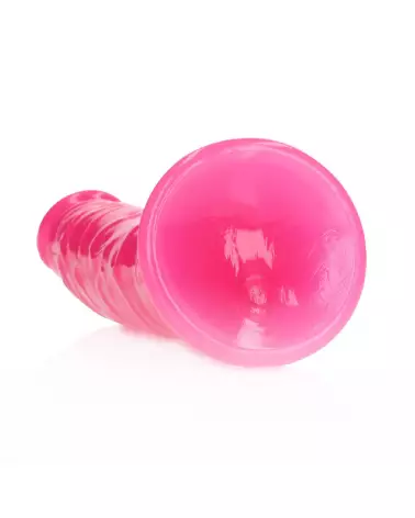 Dildo réaliste lumineux RealRock by Shots avec ventouse 18 cm-5