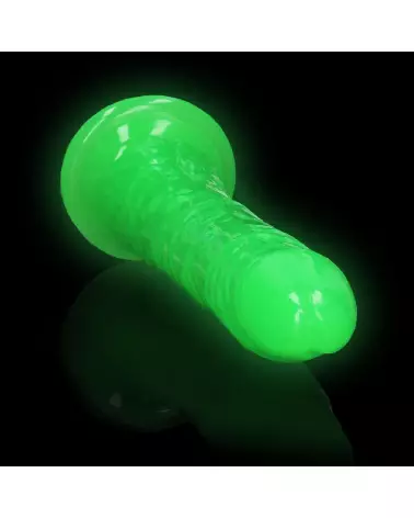 Dildo réaliste luminescent RealRock 20 cm avec ventouse-6