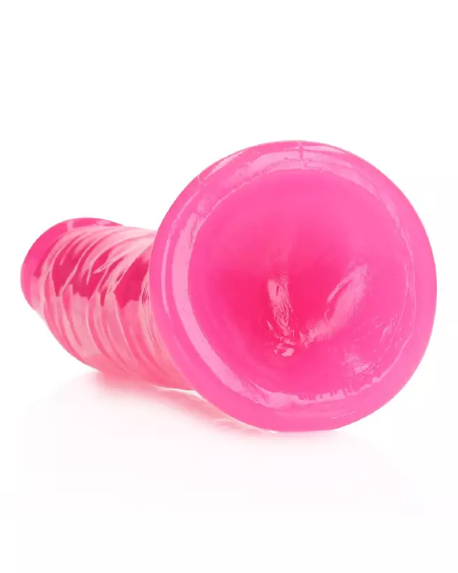 Image du Dildo Réaliste Phosphorescent RealRock avec Ventouse 20 cm-4