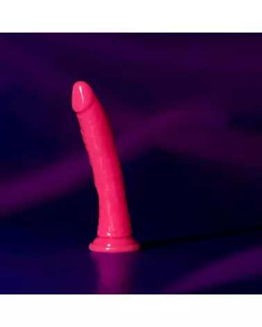 Image du Dildo Réaliste Phosphorescent RealRock avec Ventouse 20 cm-6
