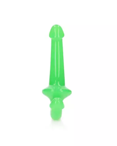 Image Strapless Strap-On Glow in the Dark 6 pouces RealRock - Gode ceinture sans harnais-1