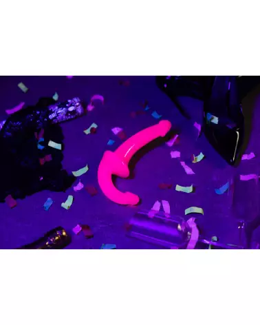 Strapless Strap-On Glow in the Dark 6 inch by RealRock - Godes Ceintures-6
