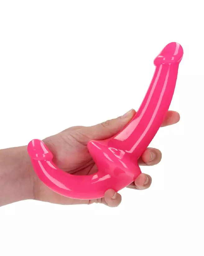 Strapless Strap-On Glow in the Dark 6 inch by RealRock - Godes Ceintures-7