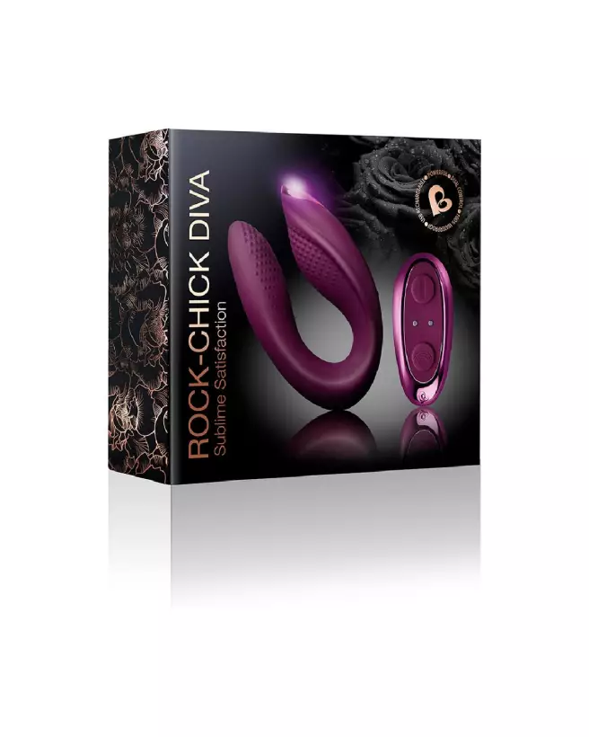 Image du Rock-Chick Diva par Rocks-Off, vibrateur et stimulateur clitoridien pour couples-2