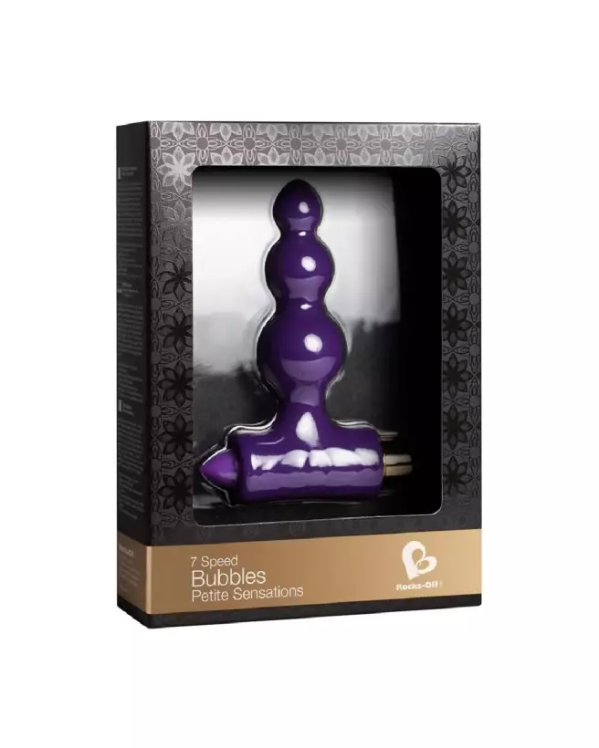 Image du Vibrating Bubble Butt Plug de Rocks-Off pour stimulation anale intense-2