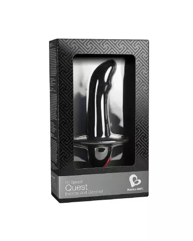 Image du Quest Prostate Massager pour débutants par Rocks-Off, stimulateur de prostate ergonomique et sécurisé-3