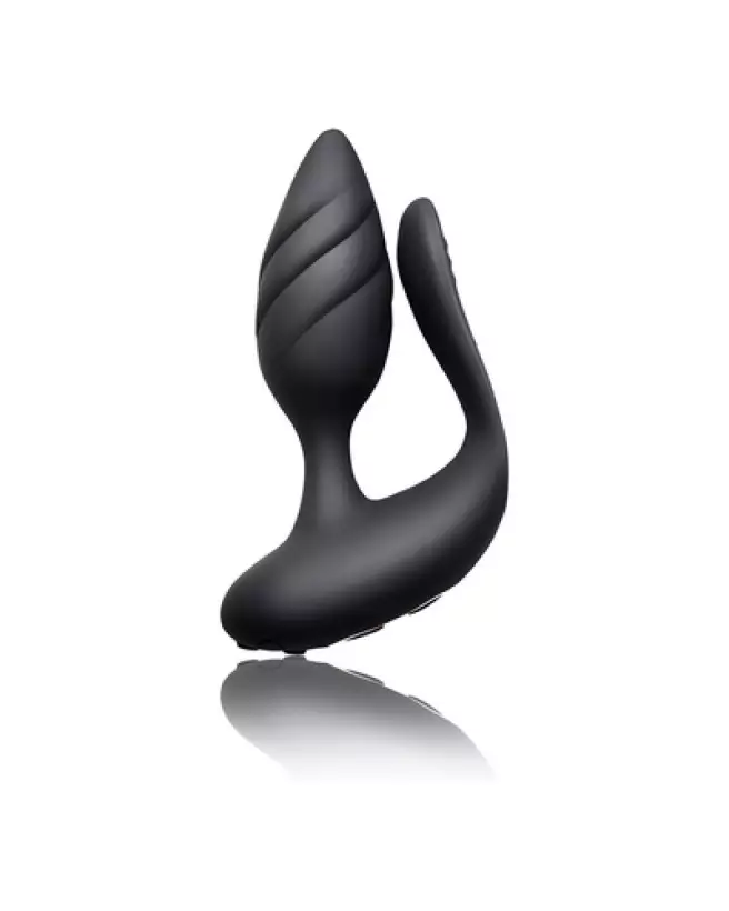Image du Cocktail Dual Motored Butt Plug and Vibrator de Rocks-Off pour stimulation anale et plaisir doublé-1