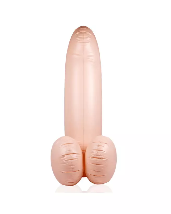 Pénis gonflable géant 140 cm couleur chair S-Line by Shots pour humour et fêtes-4