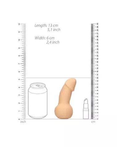 Image de la balle anti-stress en forme de zizi de S-Line by Shots, gadget humoristique pour adultes-4