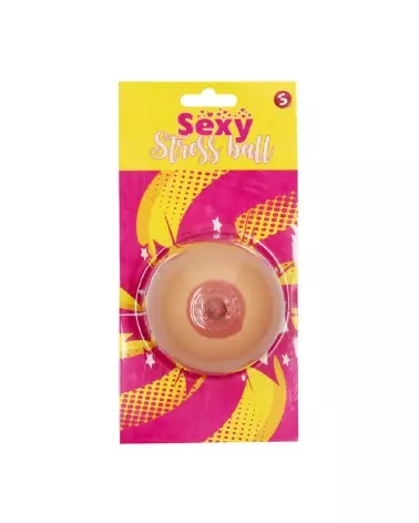 Image de la balle anti-stress en forme de poitrine de S-Line by Shots, parfait pour détente et amusement.-2
