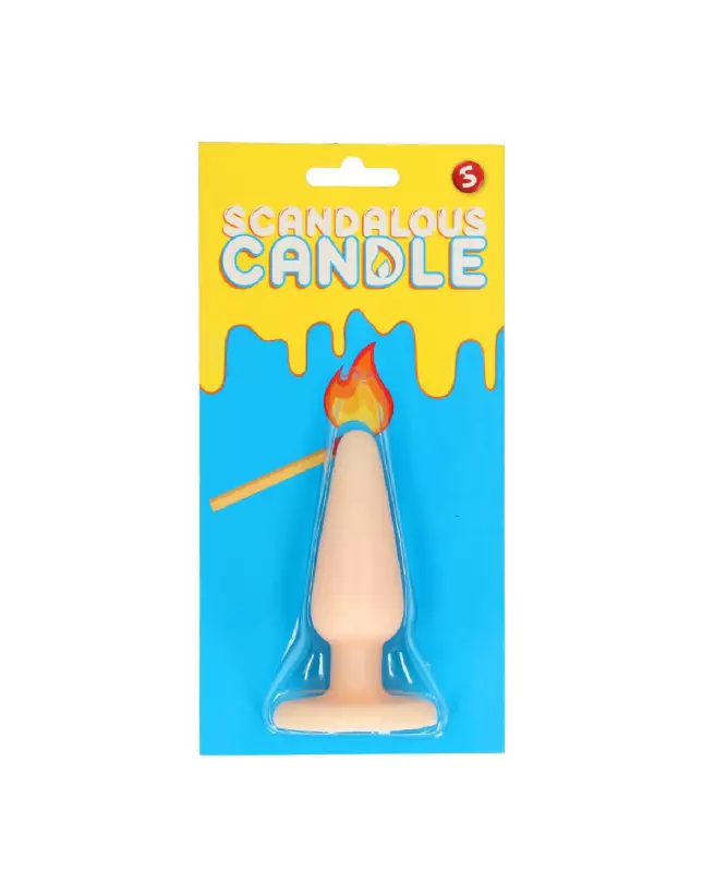 Bougie humoristique Scandalous Butt Plug de S-Line by Shots-2