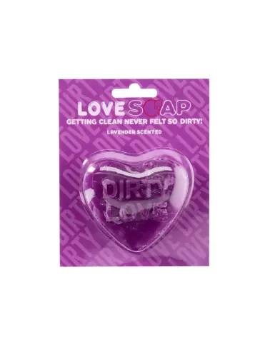 Photo du savon coeur Dirty Love parfum lavande de S-Line by Shots, idéal pour cadeau humoristique-2