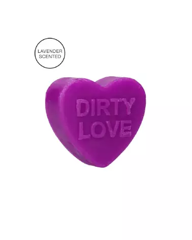 Photo du savon coeur Dirty Love parfum lavande de S-Line by Shots, idéal pour cadeau humoristique-4