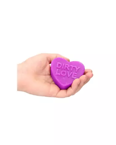 Photo du savon coeur Dirty Love parfum lavande de S-Line by Shots, idéal pour cadeau humoristique-6