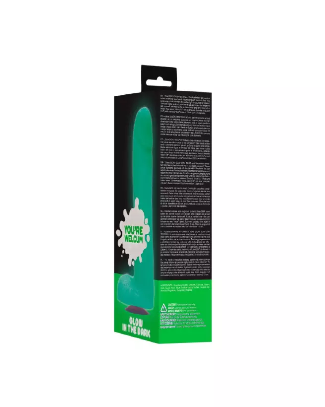 Savon Dicky phosphorescent avec testicules de S-Line by Shots pour cadeau humoristique-3