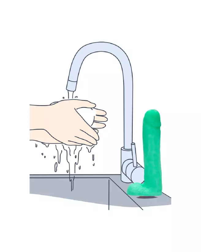 Savon Dicky phosphorescent avec testicules de S-Line by Shots pour cadeau humoristique-5