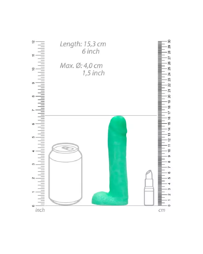 Savon Dicky phosphorescent avec testicules de S-Line by Shots pour cadeau humoristique-6