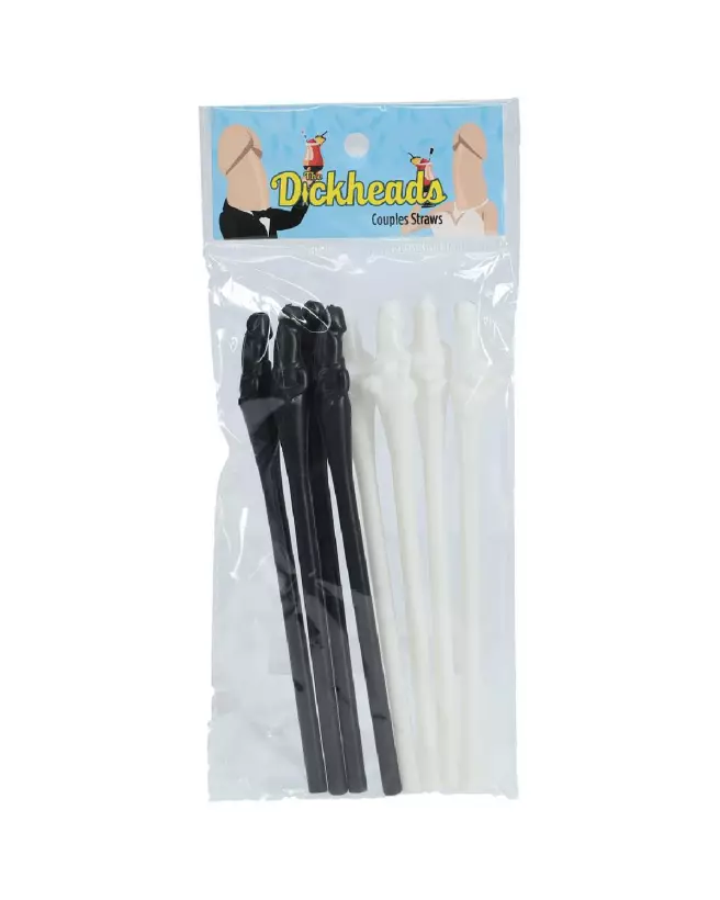 Image de pailles pour couples S-Line by Shots, idéales pour EVJF et fêtes romantiques-2