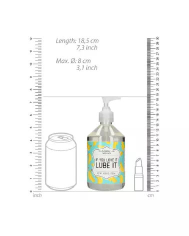 Image lubrifiant masturbation homme If You Love It Lube It 500ml S-Line by Shots-4