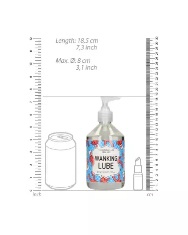 Image de WANKING LUBE 500 ml, lubrifiant de masturbation pour homme, S-Line by Shots-4
