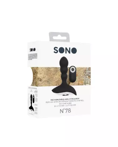 Image du Stimulateur Anal Rechargeable No.78 de Sono by Shots, Plug Anal Haute Performance-2