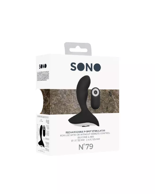 Stimulateur P-Spot rechargeable No.79 de Sono by Shots, idéal pour plaisir anal profond-2