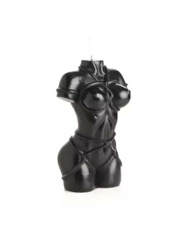 Image de la Bougie Noire Bound Goddess Drip Candle par XR Brands, idéale pour humour et décoration-1