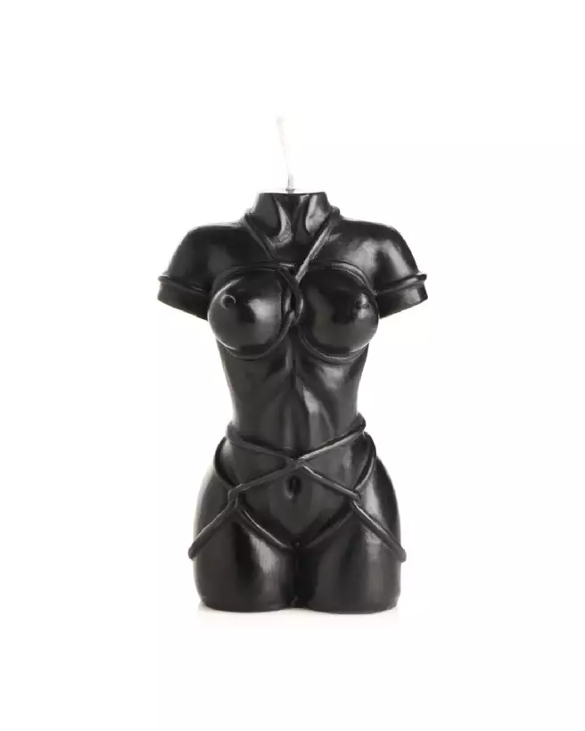 Image de la Bougie Noire Bound Goddess Drip Candle par XR Brands, idéale pour humour et décoration-3