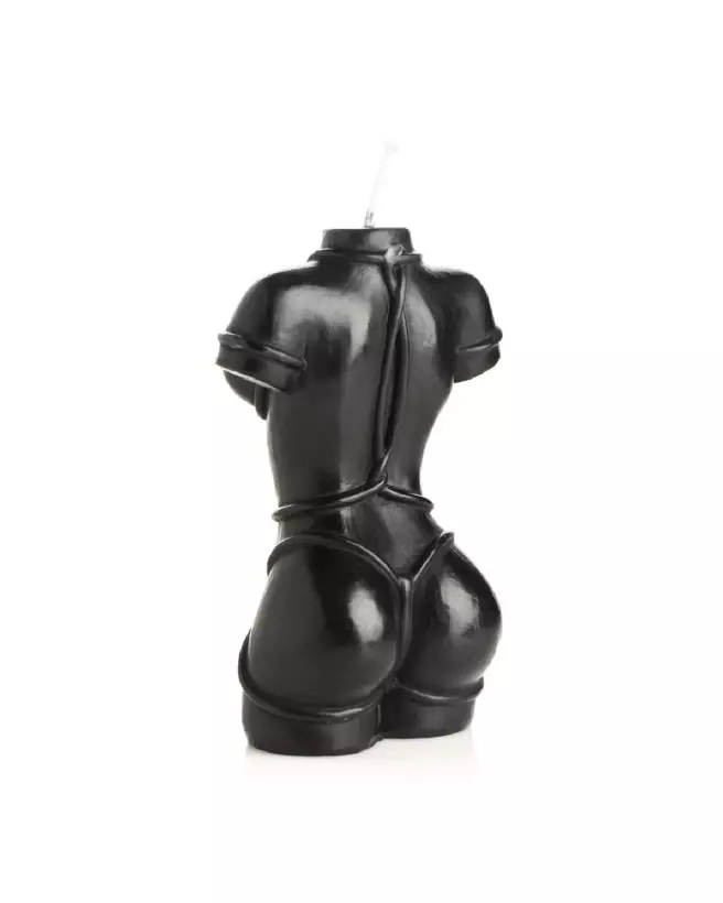 Image de la Bougie Noire Bound Goddess Drip Candle par XR Brands, idéale pour humour et décoration-5