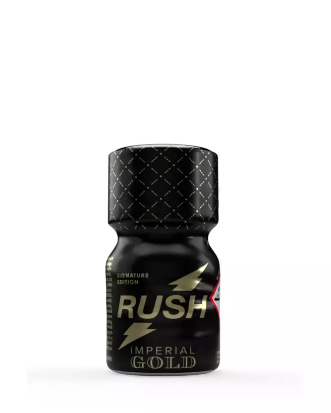 Image du RUSH IMPERIAL GOLD 10ML par LEATHER CLEANER, stimulant puissant pour homme-1