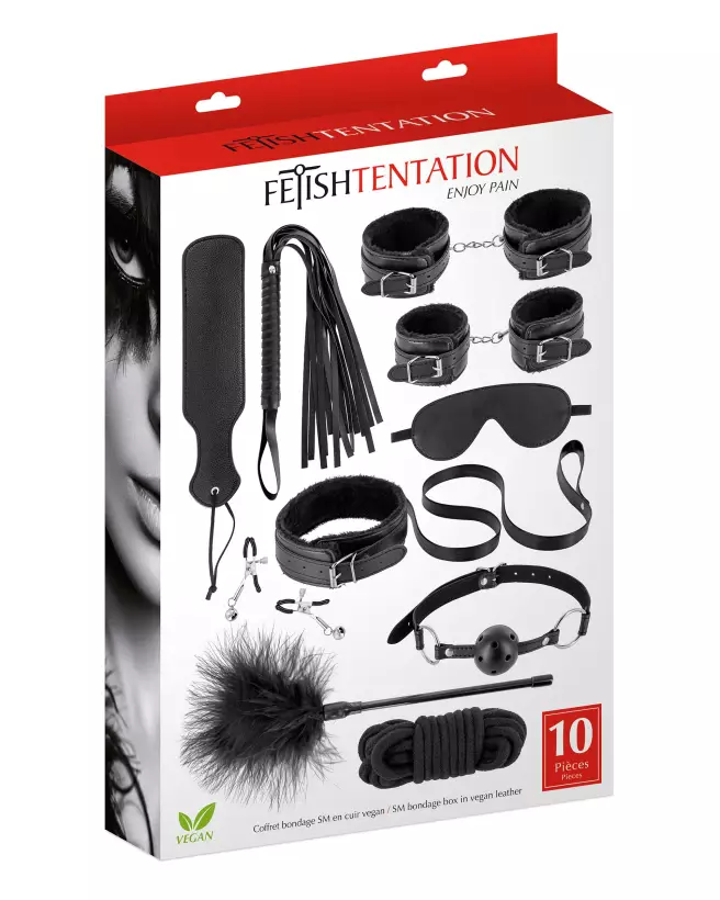 FETISH TENTATION Bondage Set 10 pièces pour BDSM-2