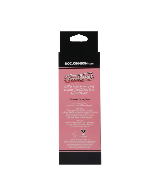Spray Buccal Juicy Head Pink Lemonade 59 ml par Doc Johnson pour hydratation et plaisir oral-3